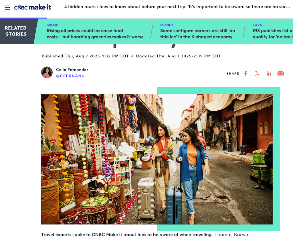 4 hidden tourist fees to know about before your next trip: ‘It’s important to be aware so there are no surprises,’ travel expert says