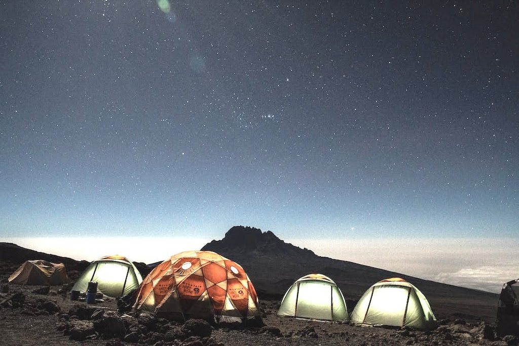 Kilimanjaro tent camp
