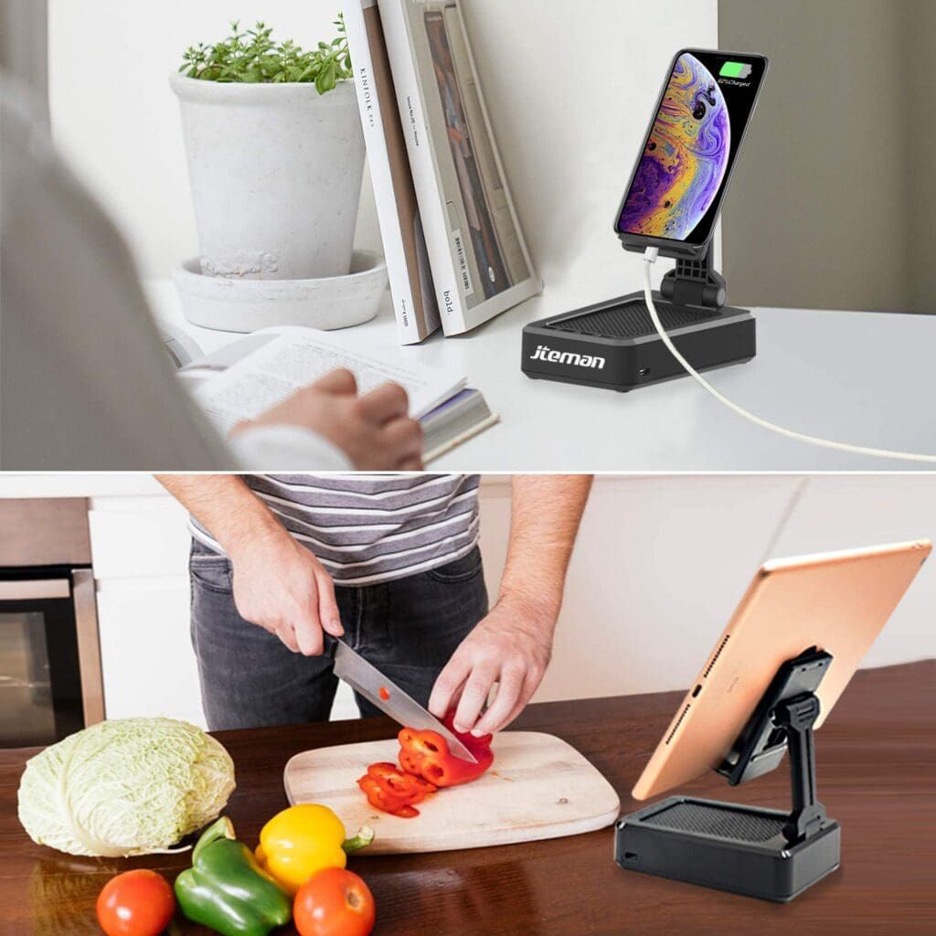 Cell Phone Stand Bluetooth Speaker