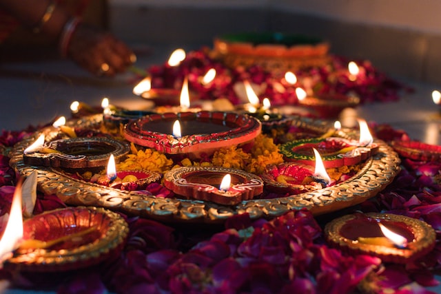  Beautiful decoration present during Diwali
