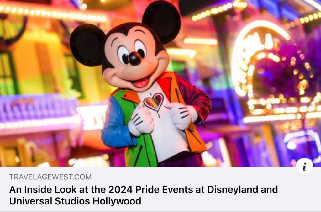 An Inside Look at the 2024 Pride Events at Disneyland and Universal Studios Hollywood