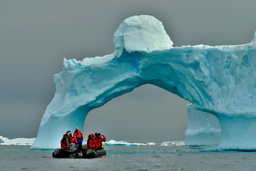 Antarctica zodiac expedition