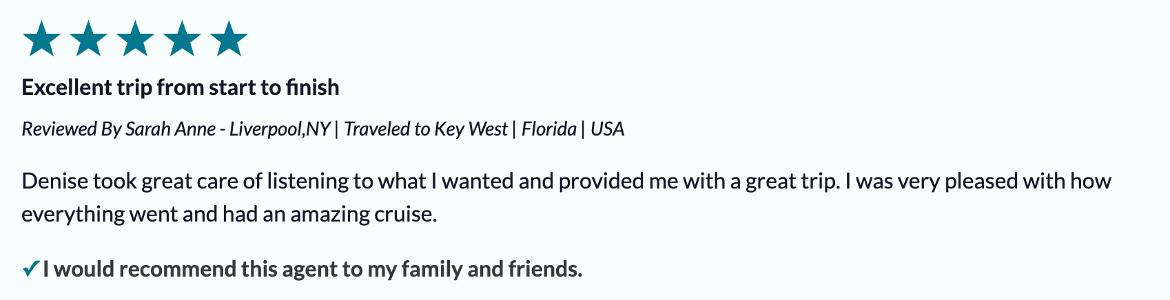 Client Cruise Review 1